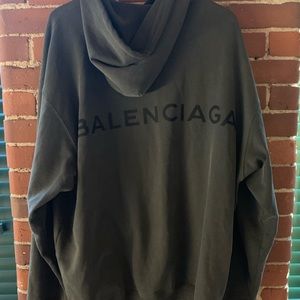 Balenciaga hoodie size Large